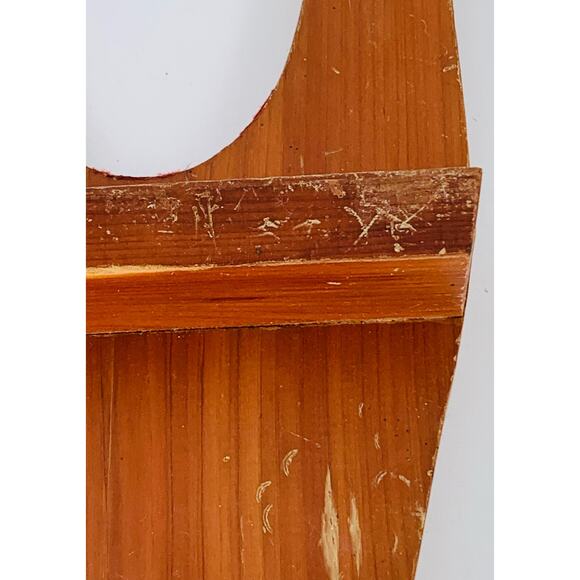 Wooden Boot Jack Remover Puller Lifter Tool Aid Cowboy Stand 13.5"x 6" Imperfect - Picture 4 of 6